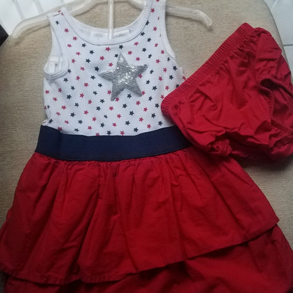 Koala Toddler 4th of July Dress